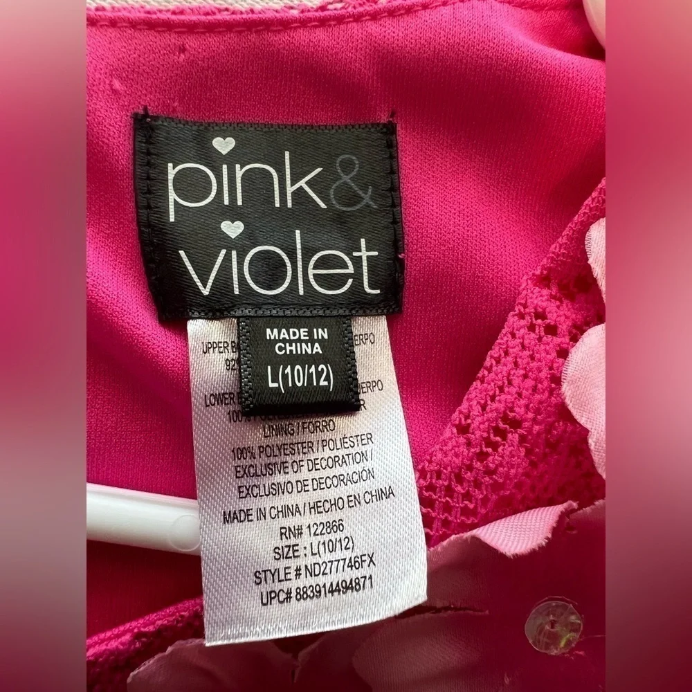 Pink & Violet Girl Dress